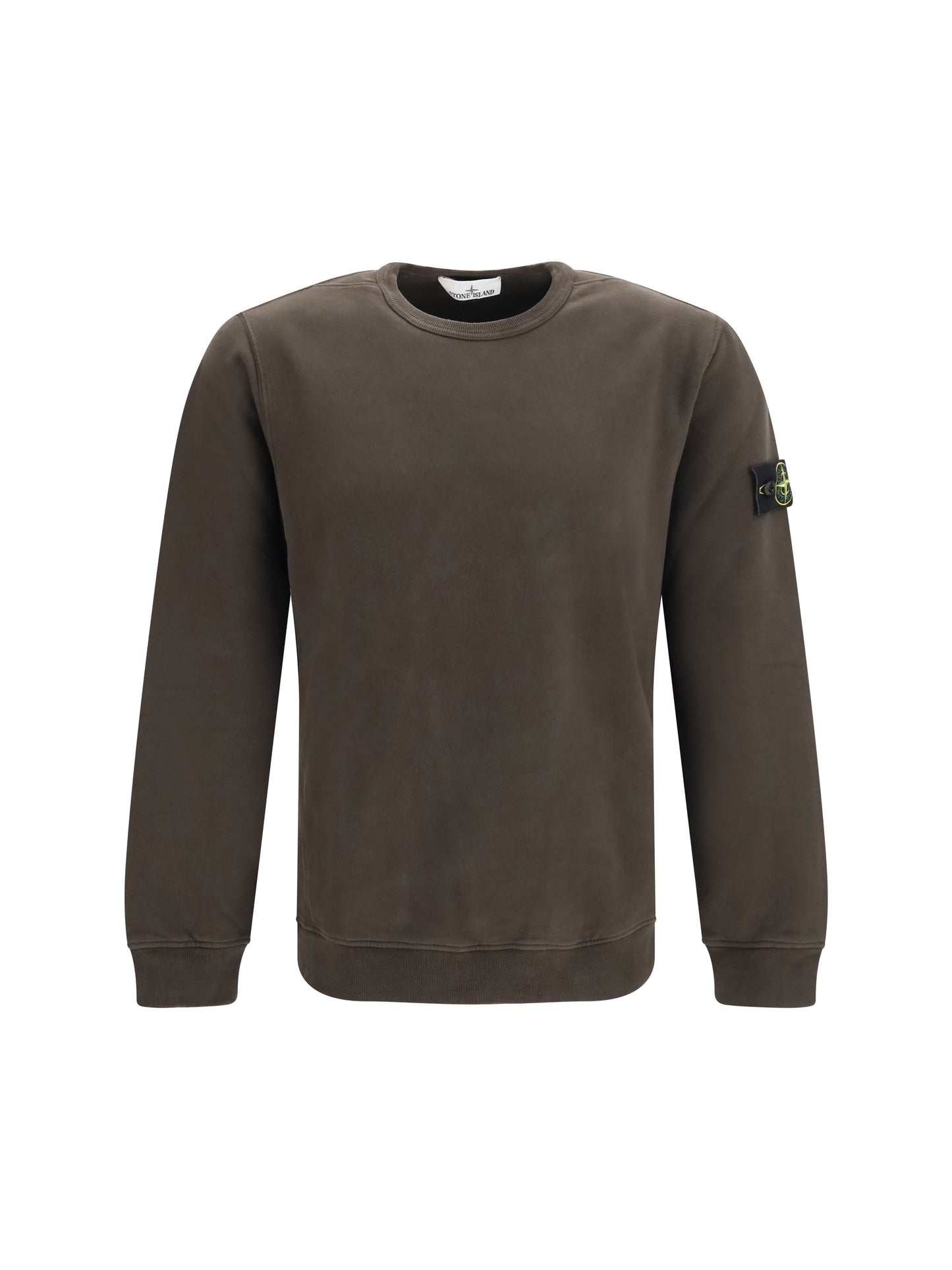 Stone Island Men Crewneck Cotton Sweatshirt STONE ISLAND