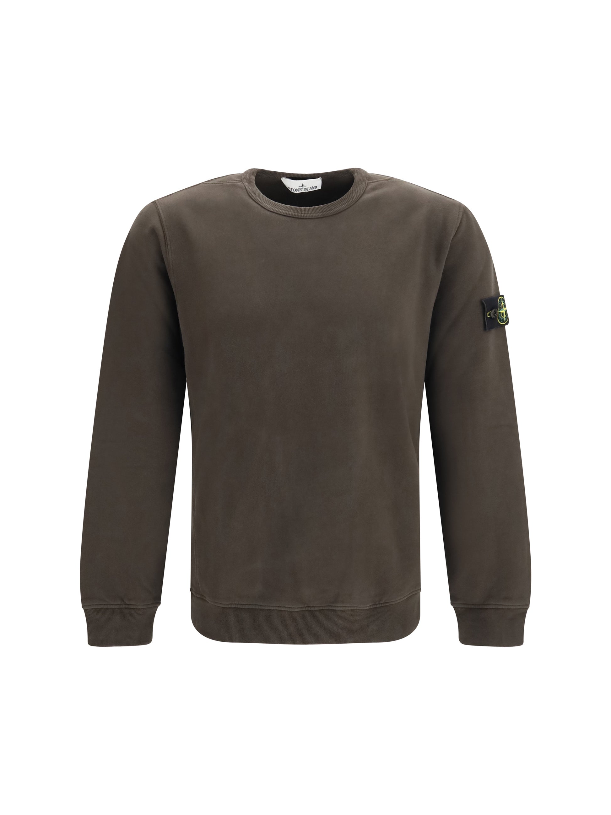 Stone Island Men Crewneck Cotton Sweatshirt STONE ISLAND
