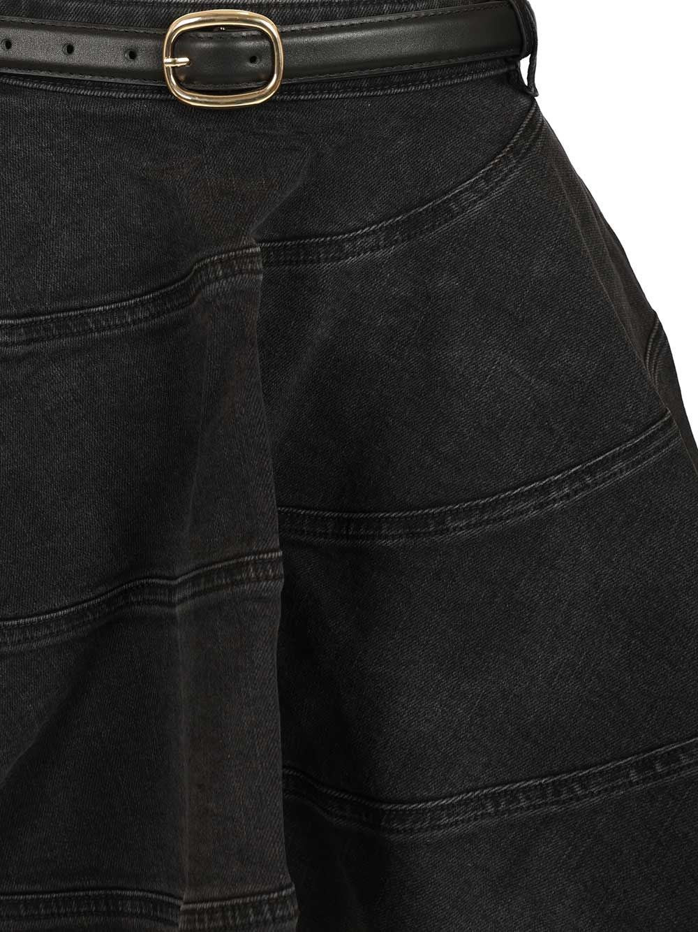 Self-Portrait Women Flared Miniskirt SELF-PORTRAIT