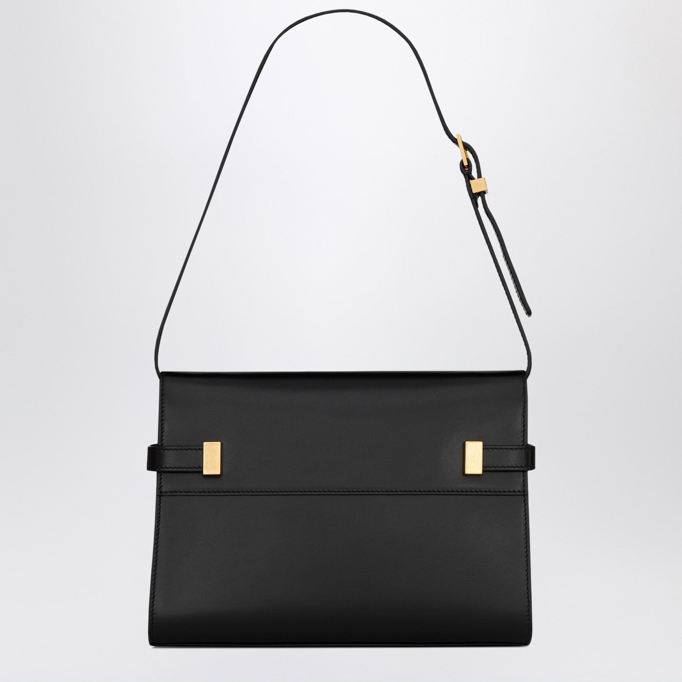 Saint Laurent Manhattan Small Bag In Black Leather Women SAINT LAURENT