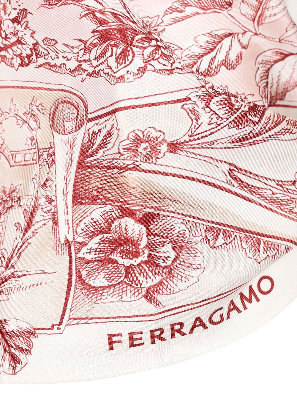 Ferragamo Women Top Foulard With Ethnic Print FERRAGAMO