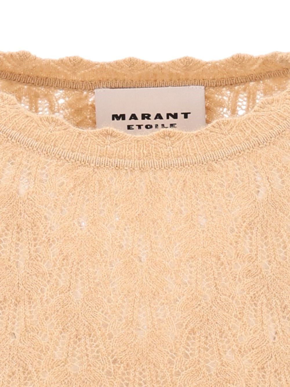 Marant Etoile Women "Obeline-Gb" Open-Work Crewneck Sweater ISABEL MARANT ETOILE