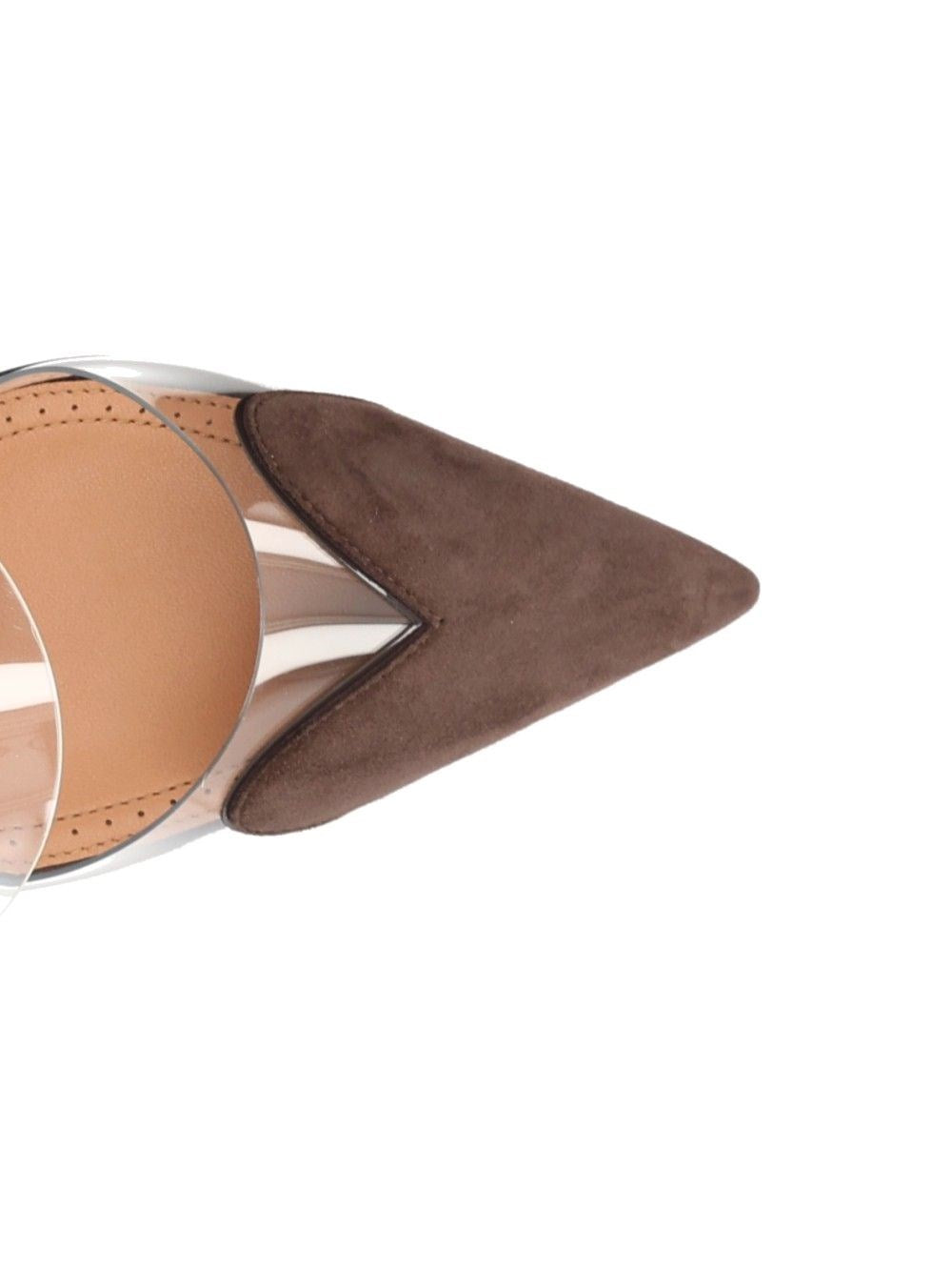 Alaïa Women “Le Cœur” Suede Mules.