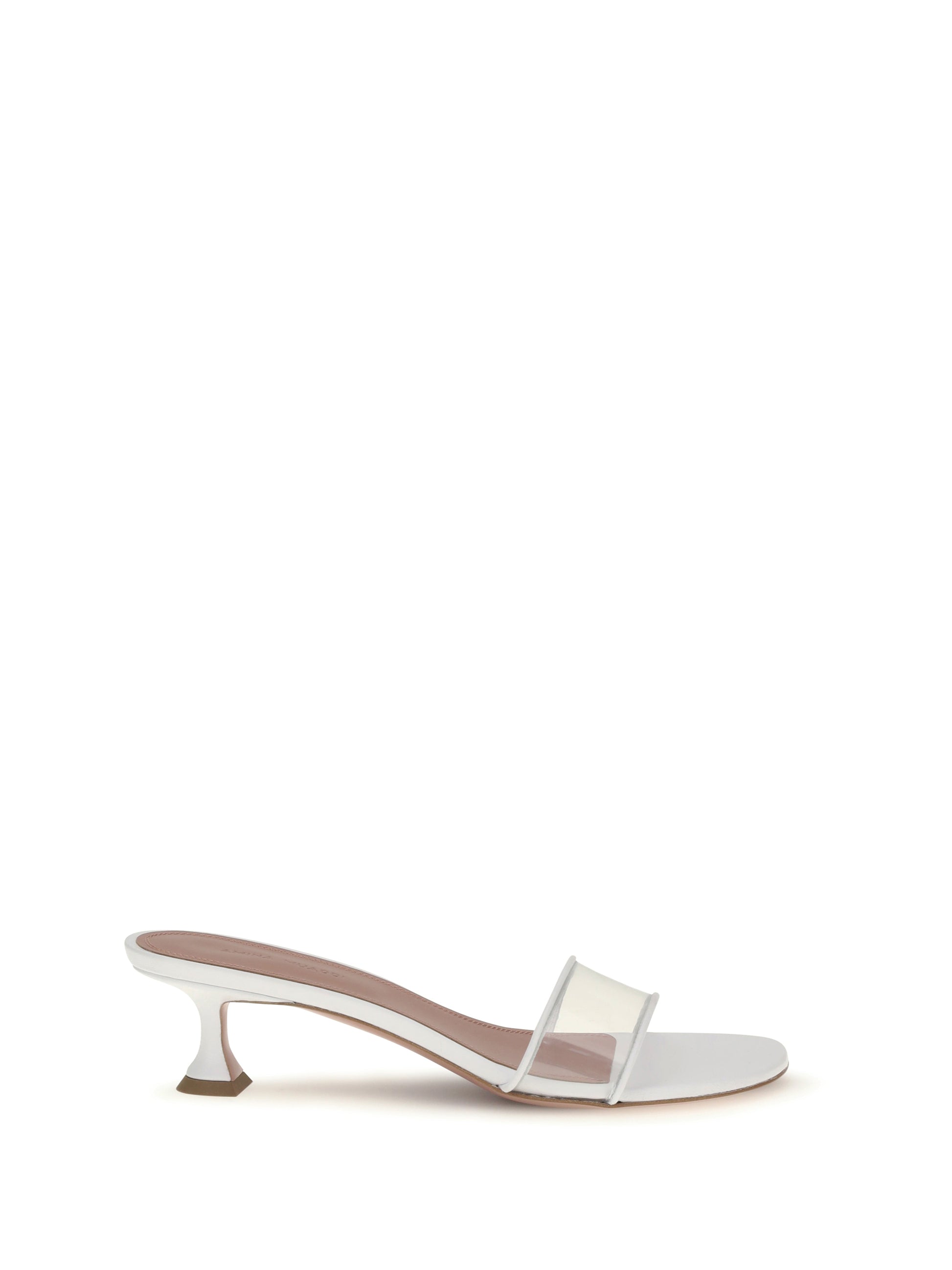 Amina Muaddi Women Andreea Glass Mule Sandals AMINA MUADDI