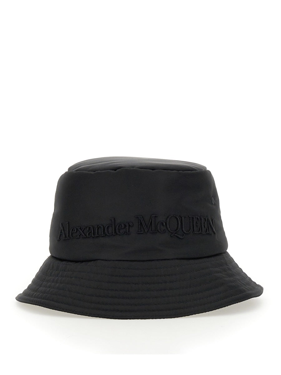 Alexander Mcqueen Women Bucket Hat With Logo ALEXANDER MCQUEEN