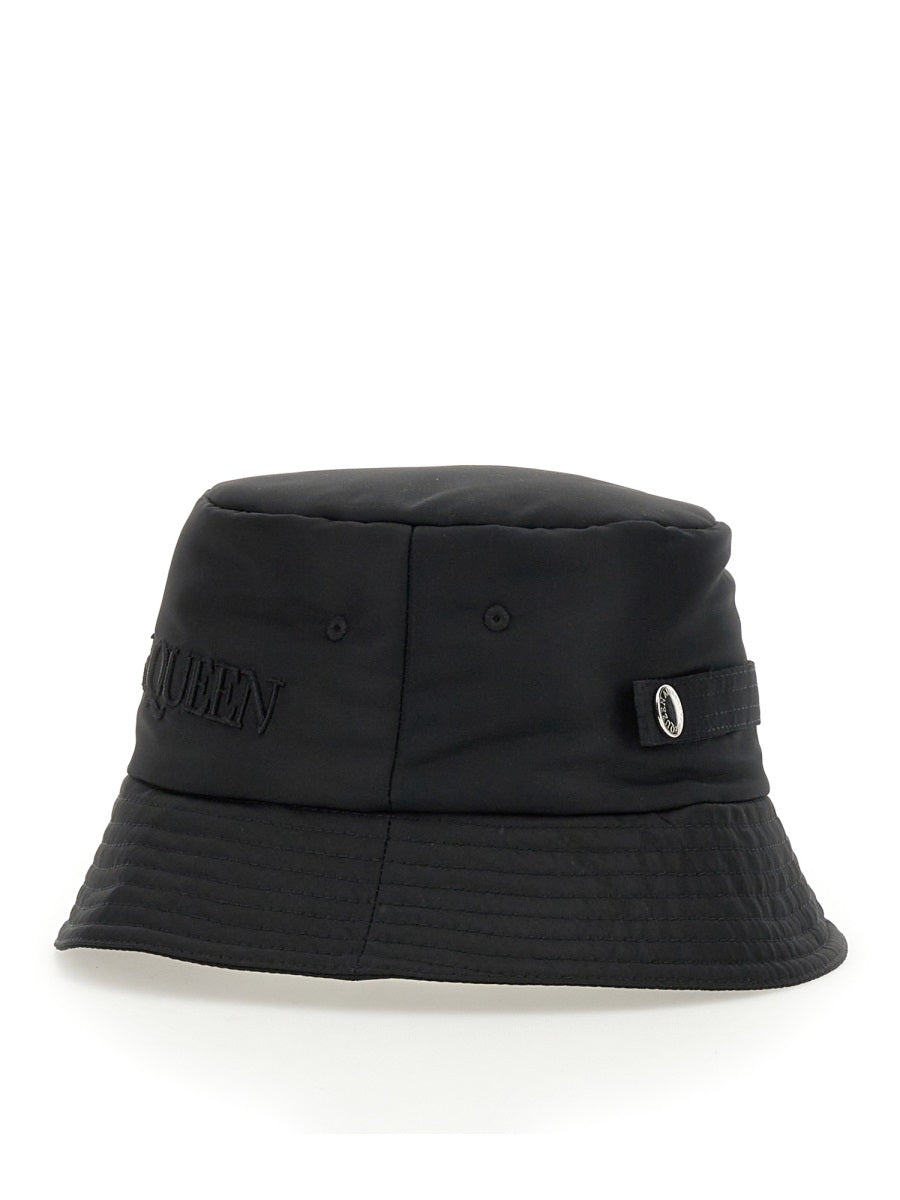 Alexander Mcqueen Women Bucket Hat With Logo ALEXANDER MCQUEEN
