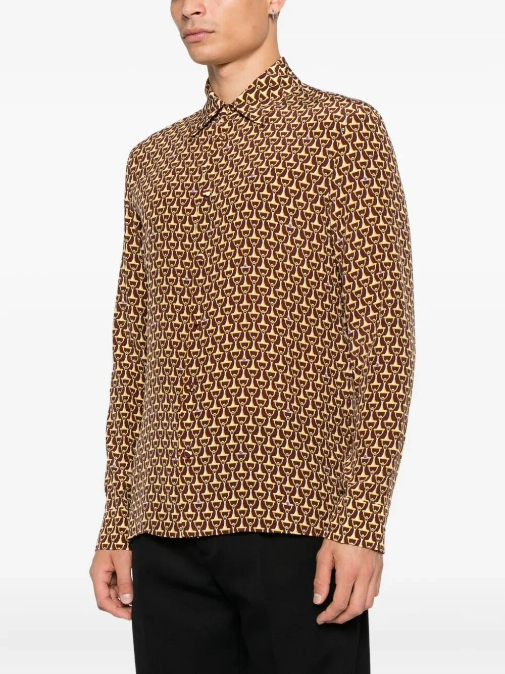 Gucci Men Classic Skinny `Horsebit` Shirt GUCCI