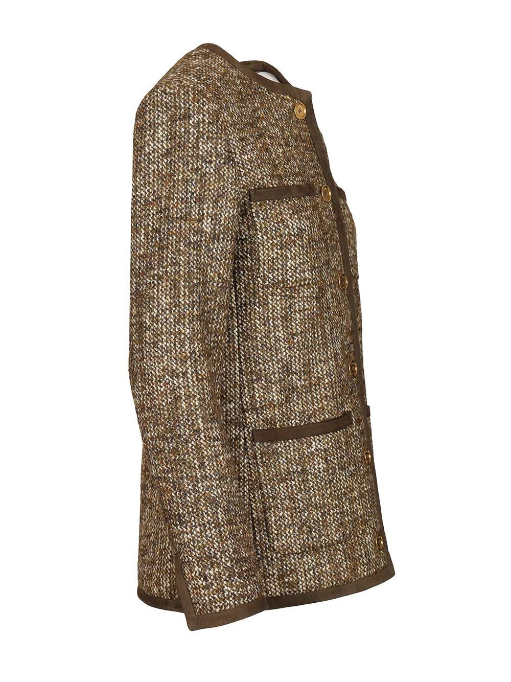 Golden Goose Women Long Boxy Tweed Blazer GOLDEN GOOSE