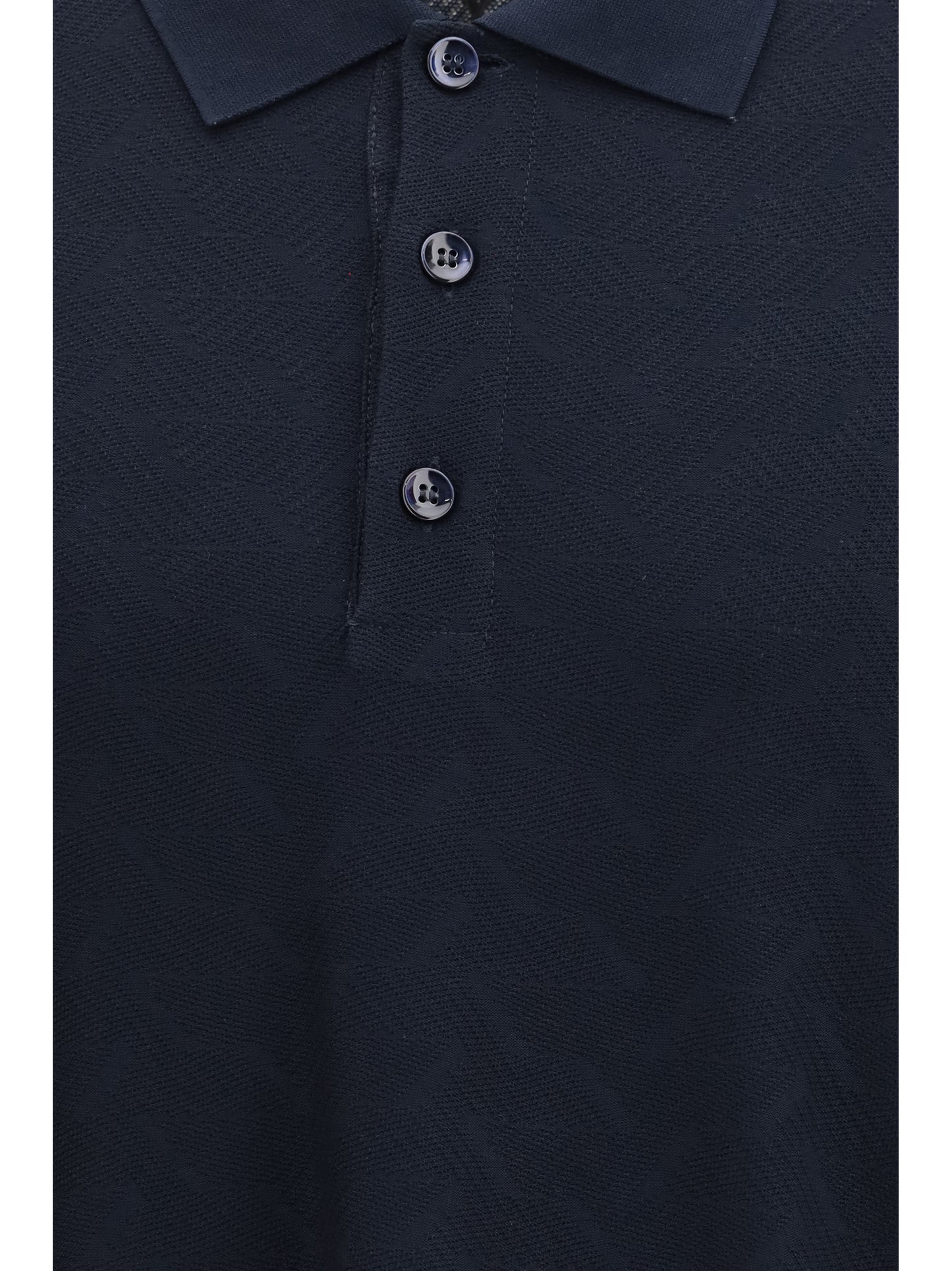 Giorgio Armani Men Viscose And Polyester Polo Shirt GIORGIO ARMANI