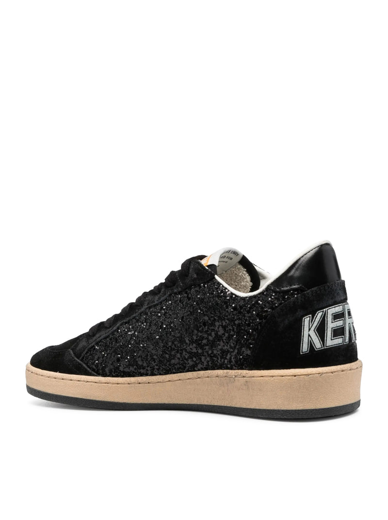 Golden Goose Deluxe Brand Women Sneakers Ball-Star In Suede E Glitter GOLDEN GOOSE