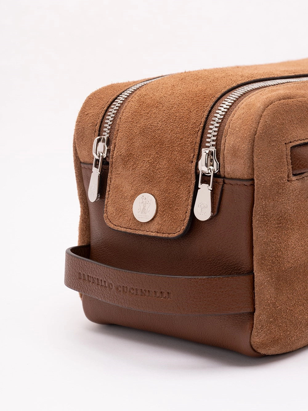 Brunello Cucinelli Men Leather Beauty Case BRUNELLO CUCINELLI