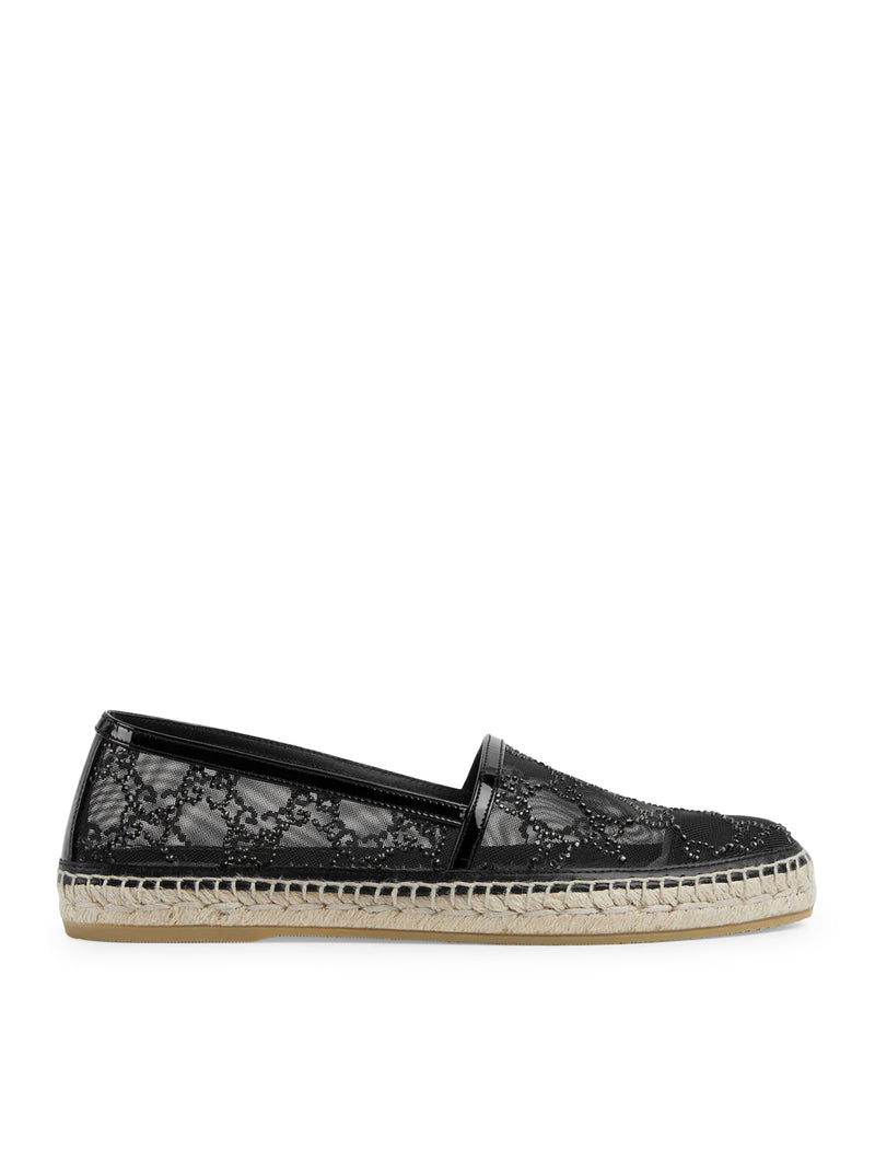 Gucci Women Espadrilles With Gg Crystals GUCCI