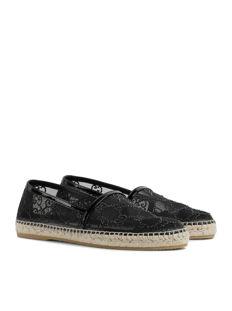 Gucci Women Espadrilles With Gg Crystals GUCCI