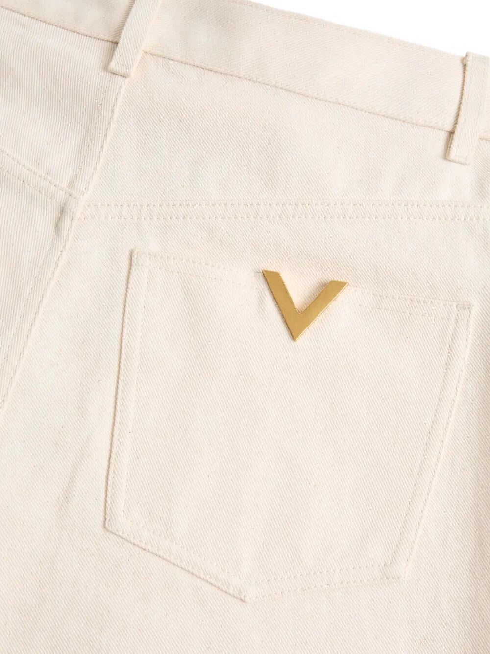 Valentino Garavani Men `Vgold` 5-Pocket Denim Pants