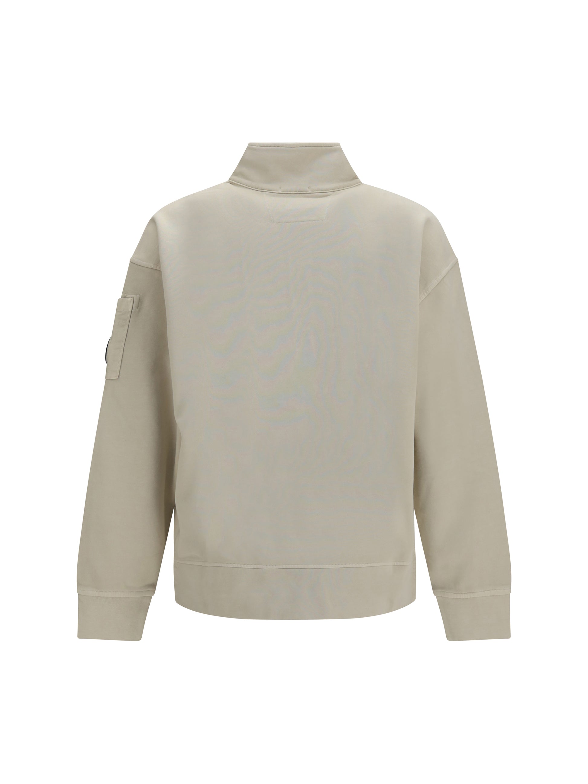 C.P. Company Men Brushed And Sueded Diagonal-Weave Cotton Fleece Sweatshirt C.P. COMPANY