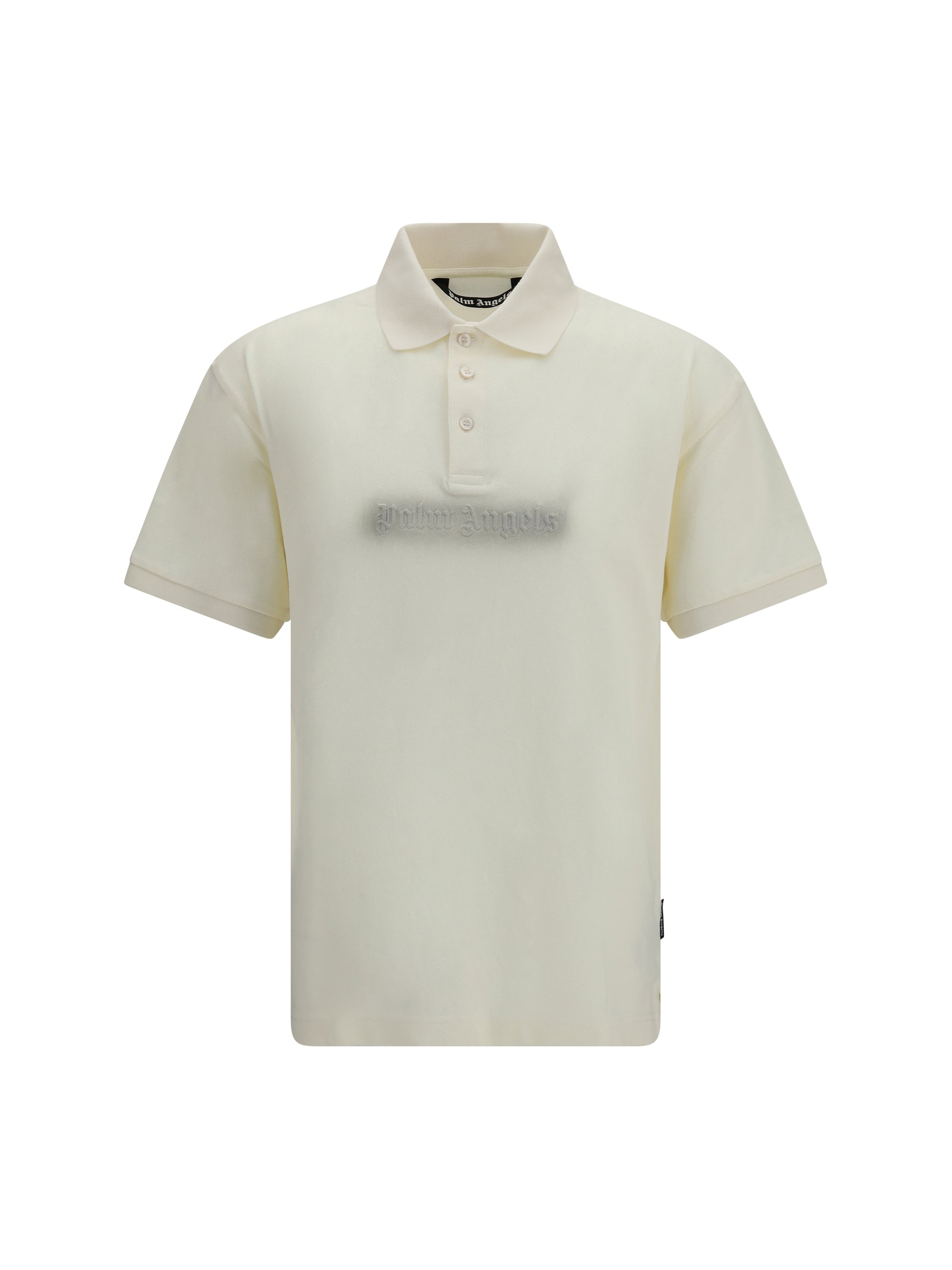 Palm Angels Men Cotton Polo With Embroidered Logo PALM ANGELS