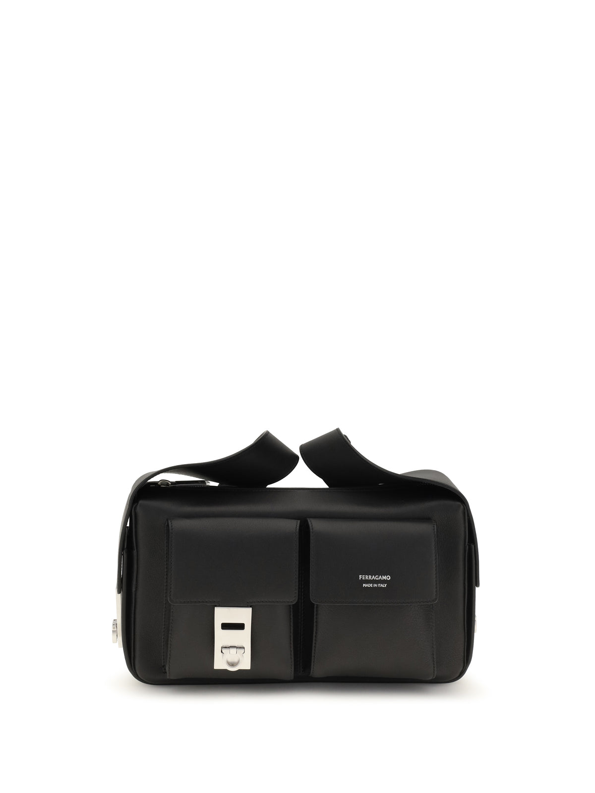 Ferragamo Men Hug Buckle Utility Shoulder Bag FERRAGAMO