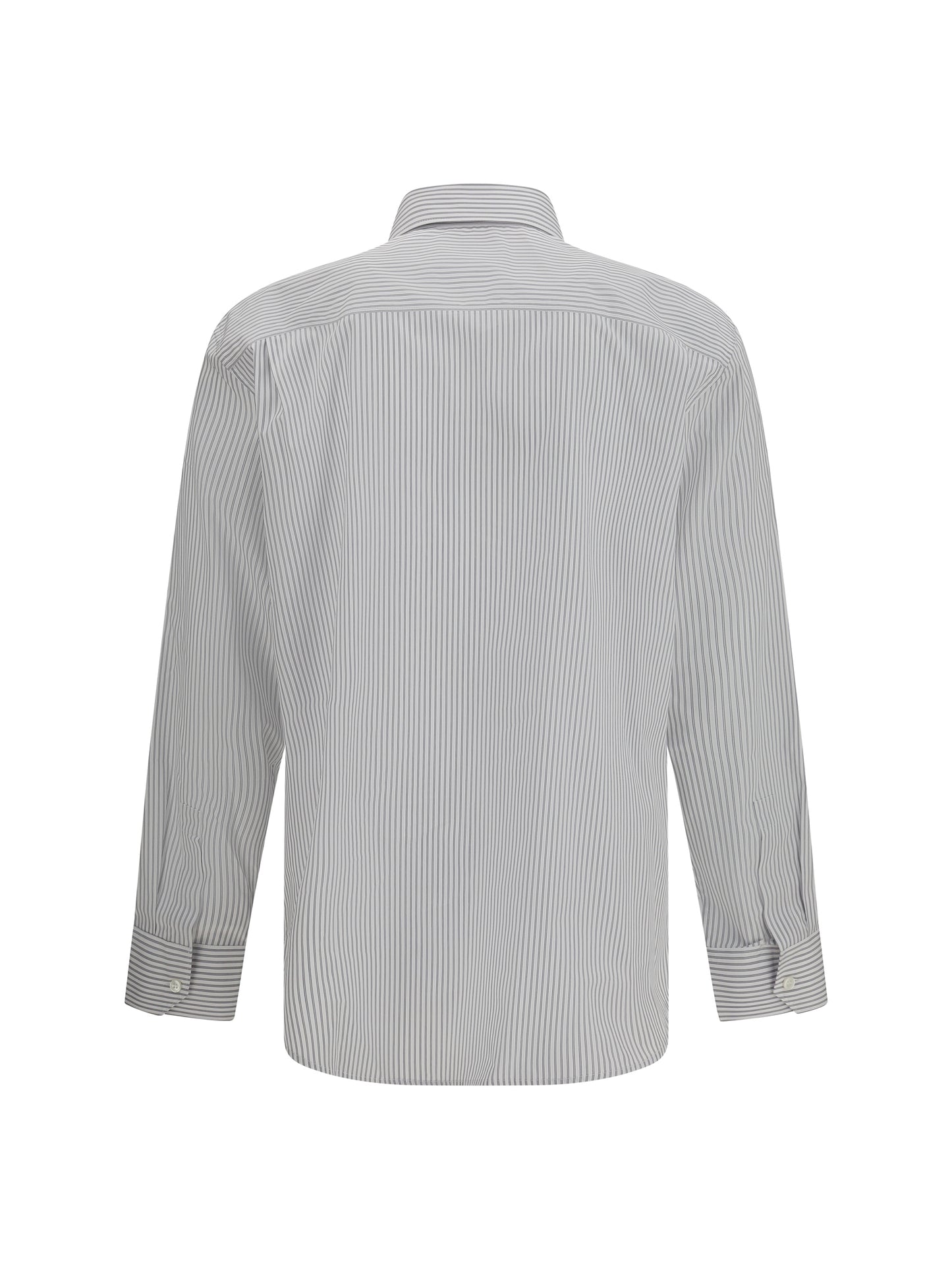 Saint Laurent Men Striped Shirt With Button Fastening SAINT LAURENT