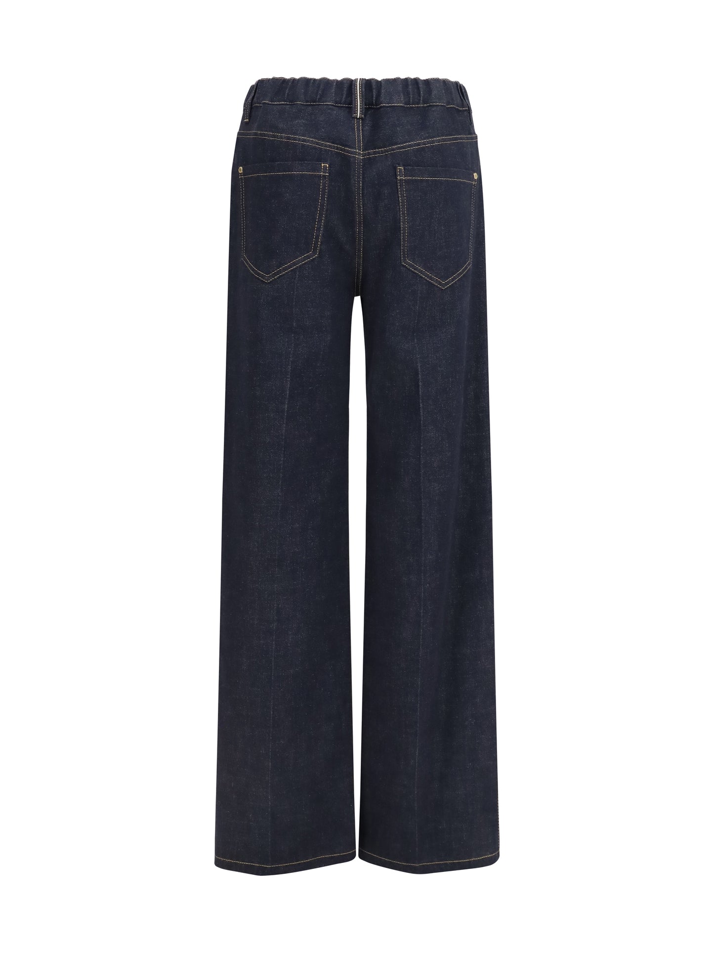 Brunello Cucinelli Women Palazzo Denim Pants BRUNELLO CUCINELLI