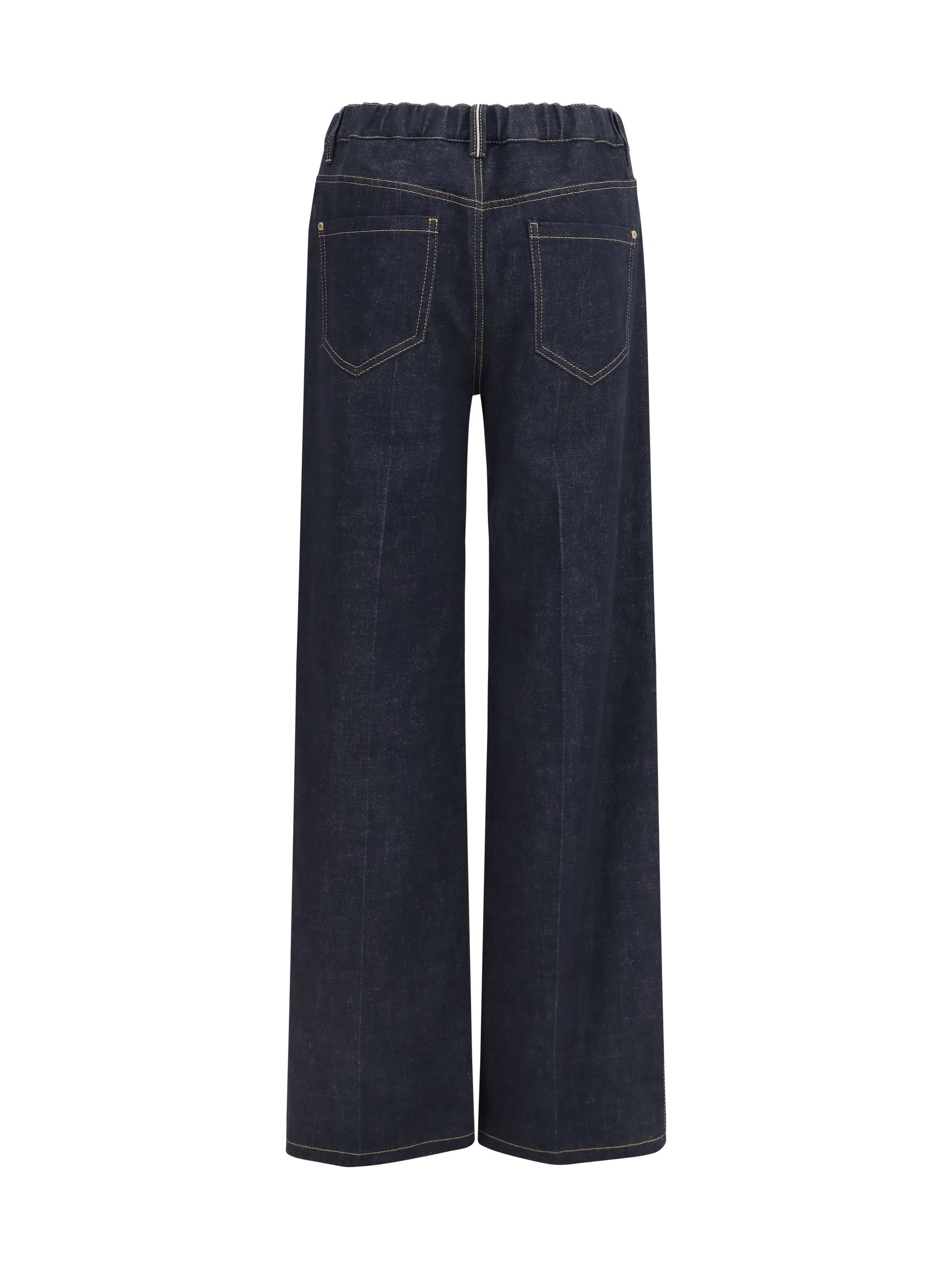 Brunello Cucinelli Women Palazzo Denim Pants BRUNELLO CUCINELLI
