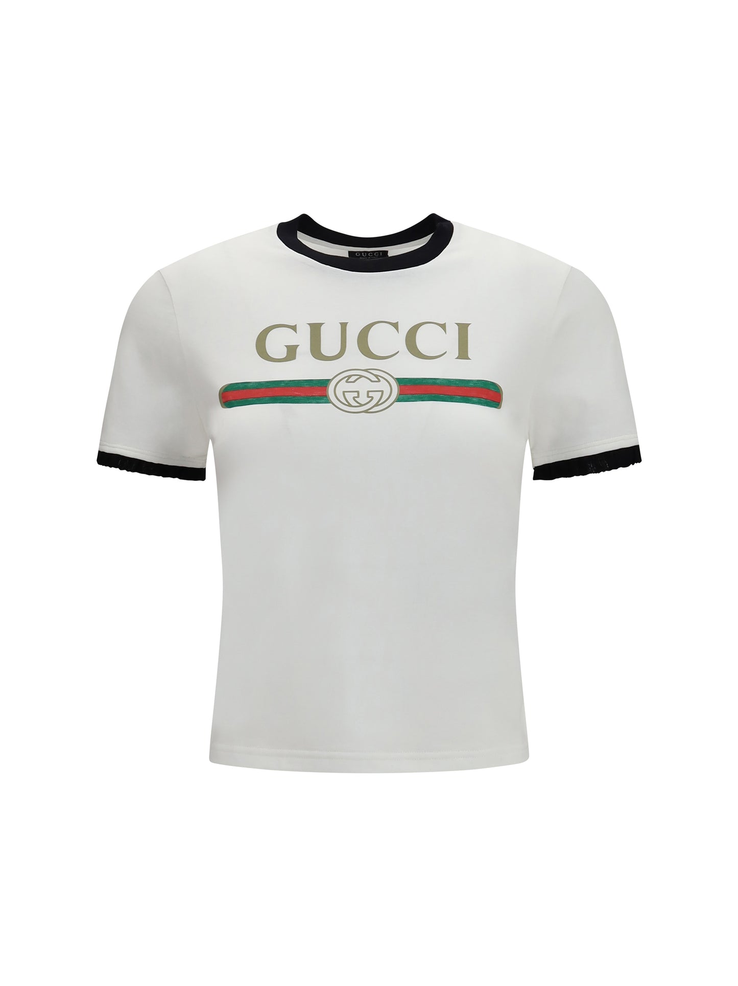 Gucci Women Printed Cotton Jersey T-Shirt GUCCI