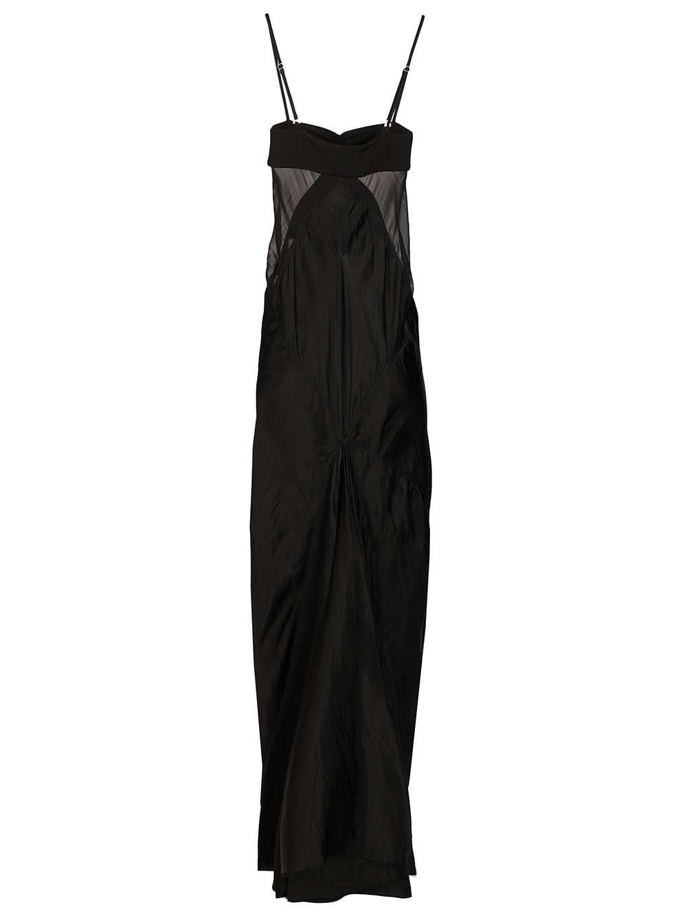Rick Owens Women Combo Long Satin Dress RICK OWENS