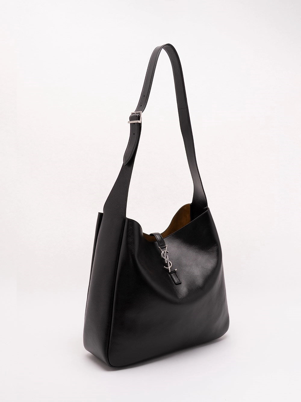 Saint Laurent Men Le 5 A 7 Maxi Hobo In Grained Leather SAINT LAURENT