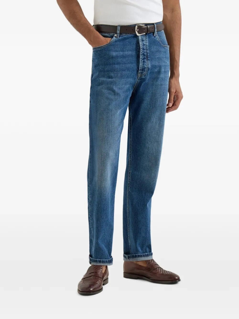 Brunello Cucinelli Men Denim Pants BRUNELLO CUCINELLI