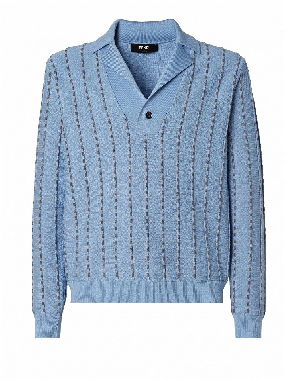Fendi Men Polo Stitching FENDI