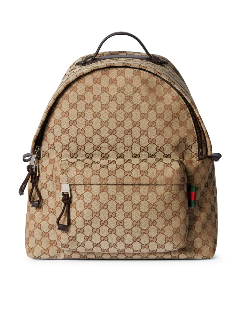 Gucci Men Gg Fabric Backpack Medium Size GUCCI