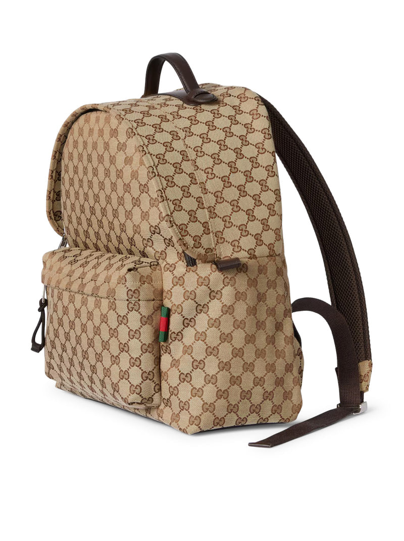 Gucci Men Gg Fabric Backpack Medium Size GUCCI