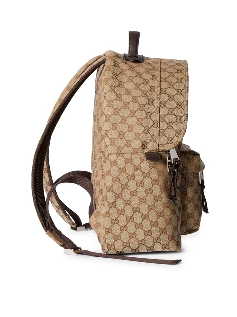 Gucci Men Gg Fabric Backpack Medium Size GUCCI