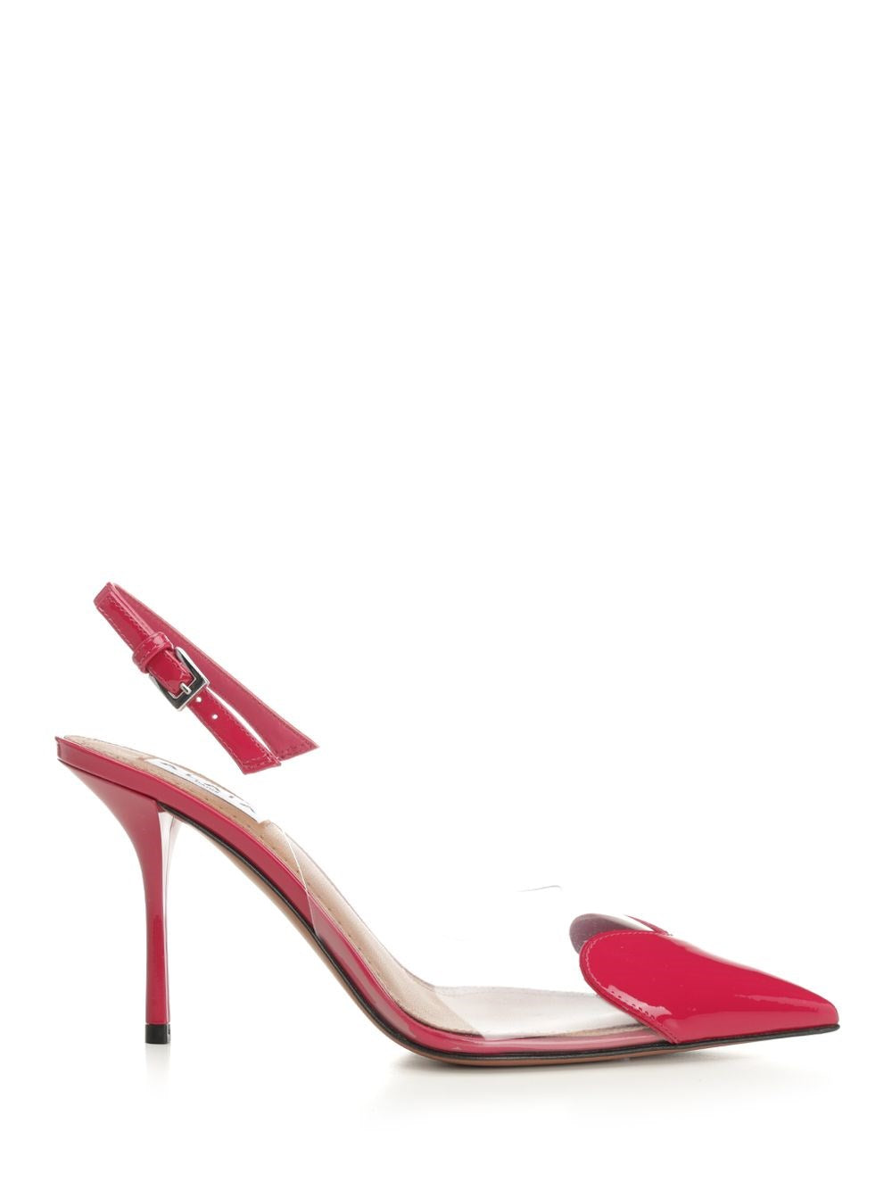 Alaïa Women Le Cœur Patent Leather Slingback ALAIA