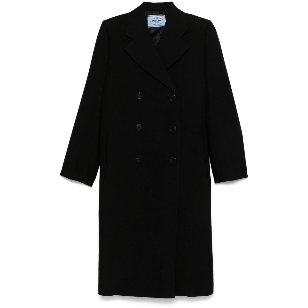 Prada Black Coats - Double Breasted & Peacoats Women PRADA