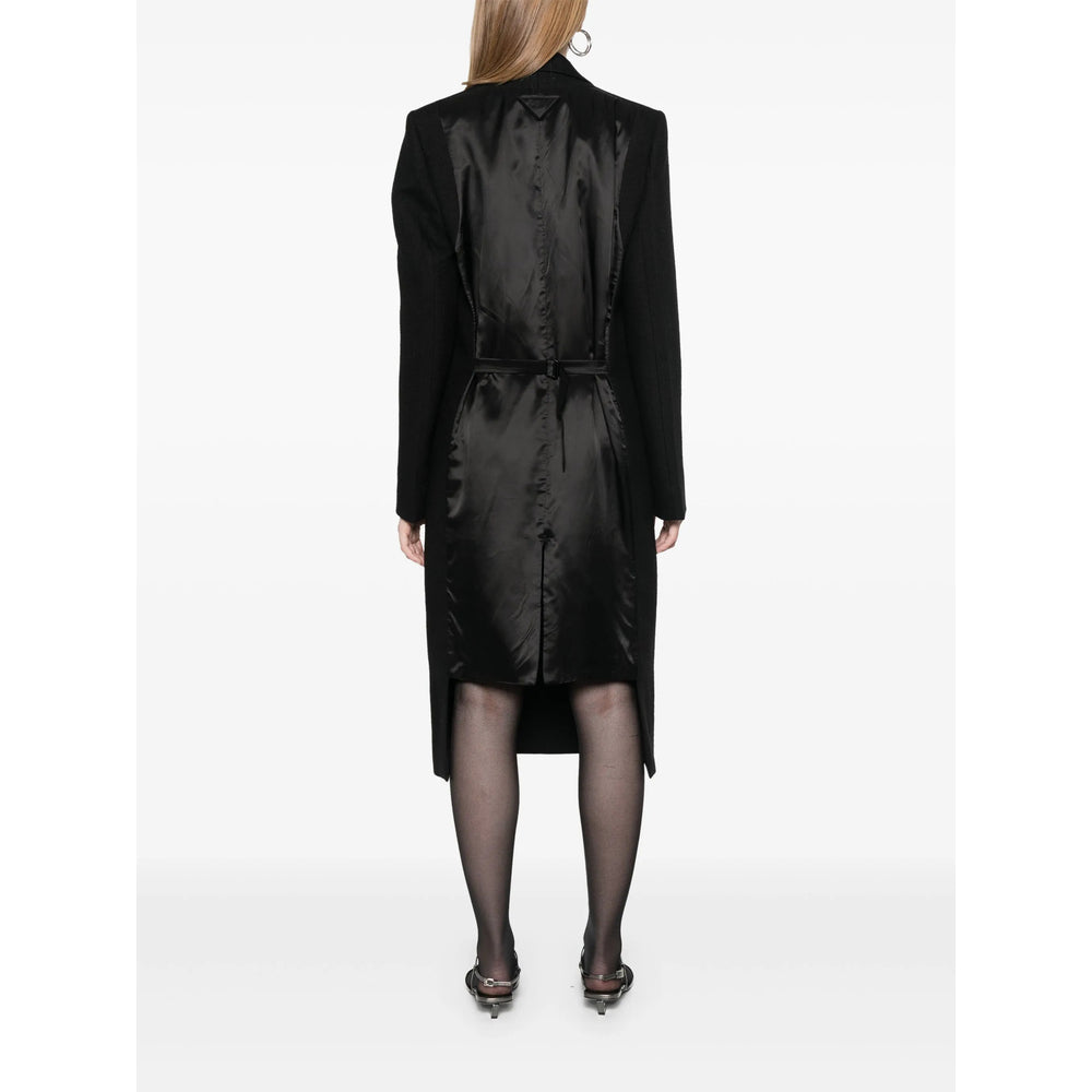 Prada Black Coats - Double Breasted & Peacoats Women PRADA
