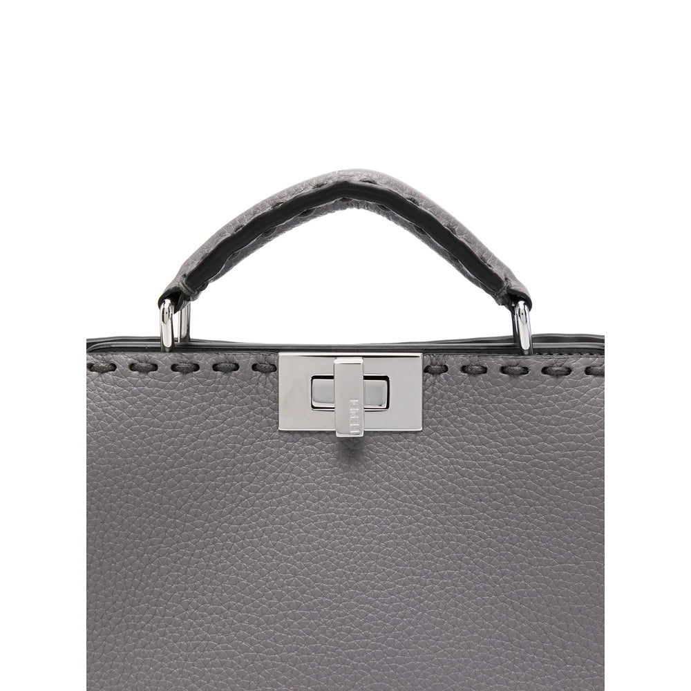 Fendi Grey Shoulder Bags Men FENDI