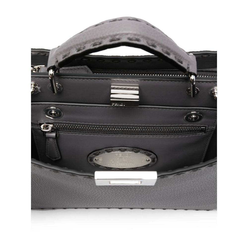 Fendi Grey Shoulder Bags Men FENDI