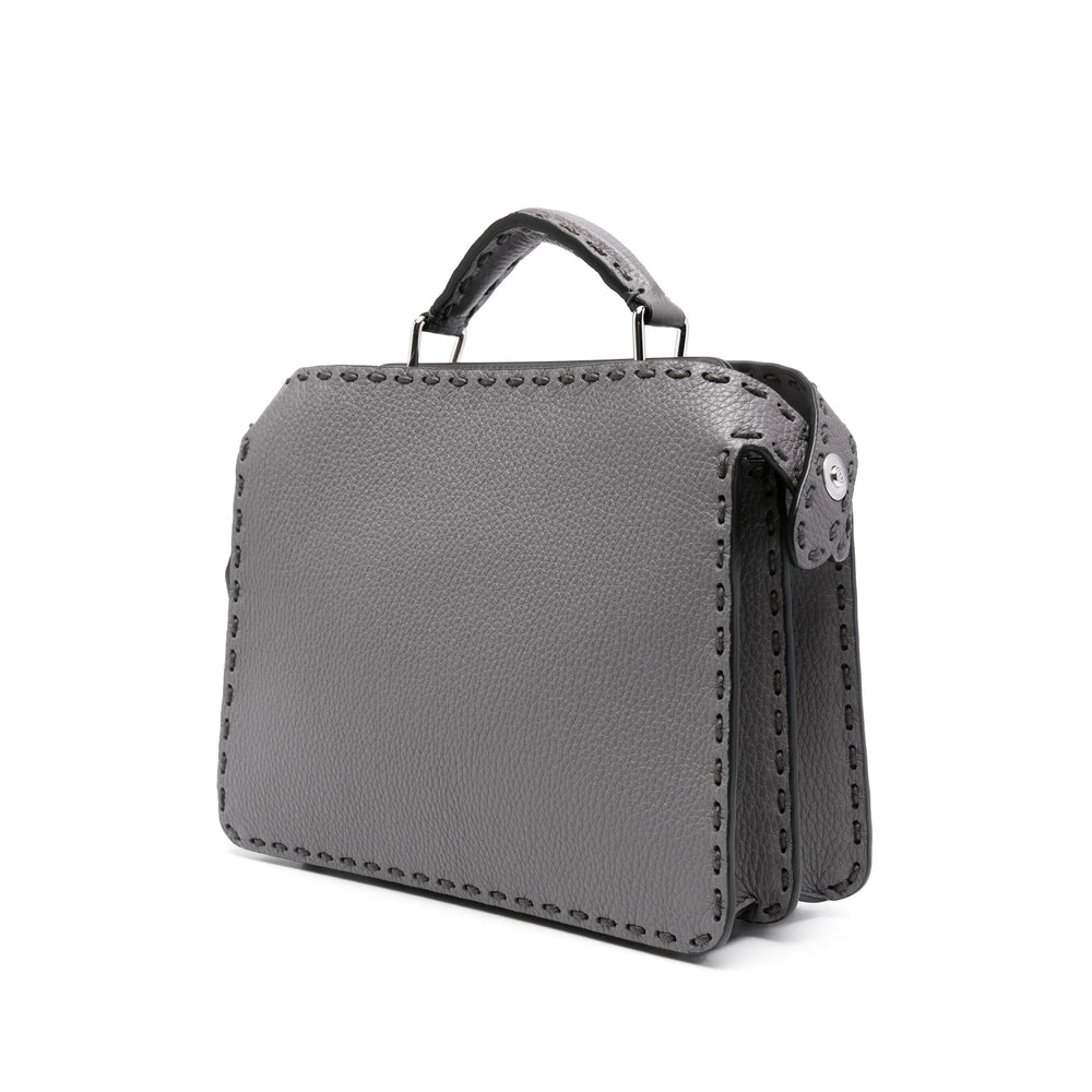 Fendi Grey Shoulder Bags Men FENDI