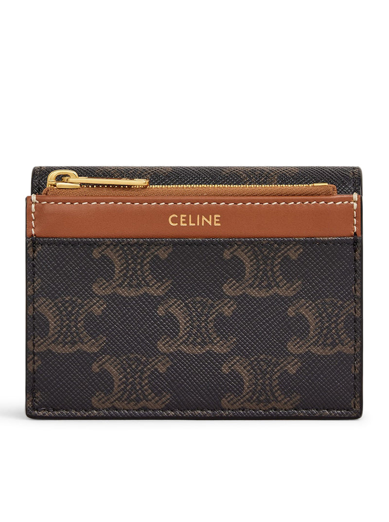 Celine Women Compact Canvas Wallet With Coin Purse CELINE