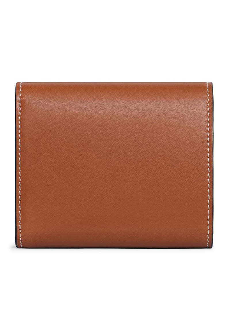 Celine Women Triomphe Small Flap Wallet In Leather CELINE