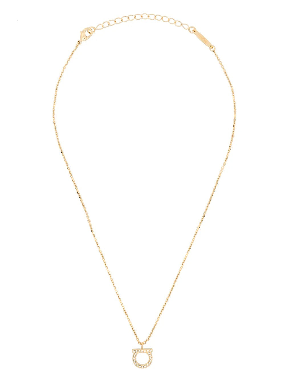 Ferragamo Women Gancini Crystals Necklace - L FERRAGAMO