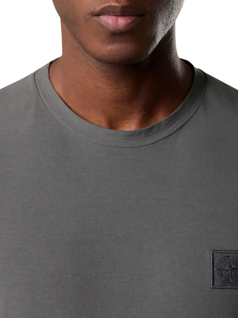 Stone Island Men Crew Neck Cotton T-Shirt STONE ISLAND