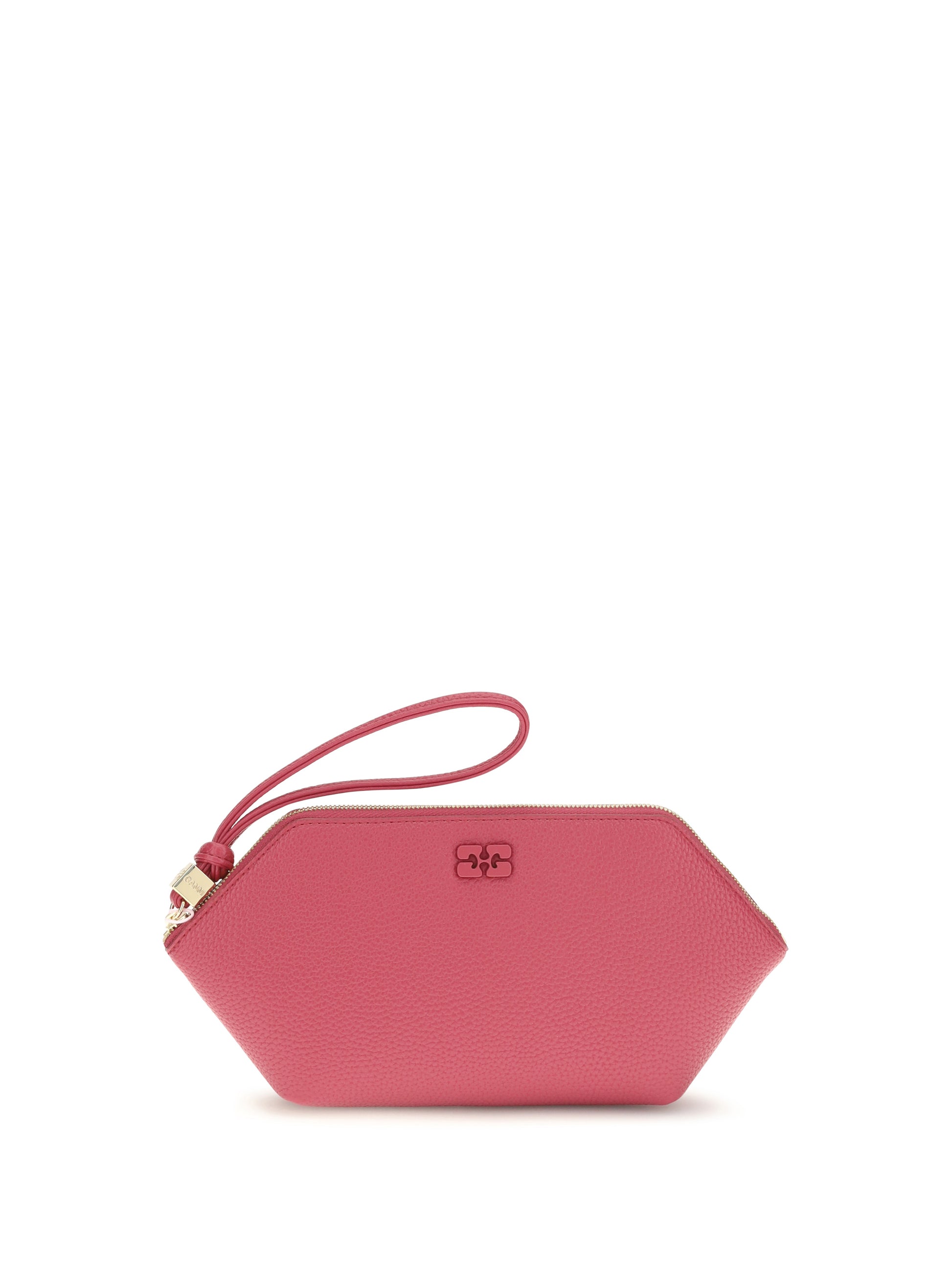 Ganni Women Grained Leather Bou Pouch GANNI