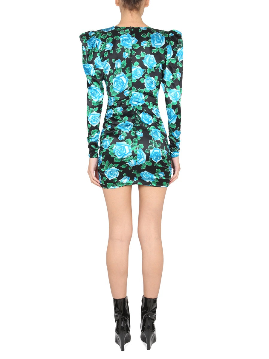 Alessandra Rich Women Mini Satin Dress ALESSANDRA RICH