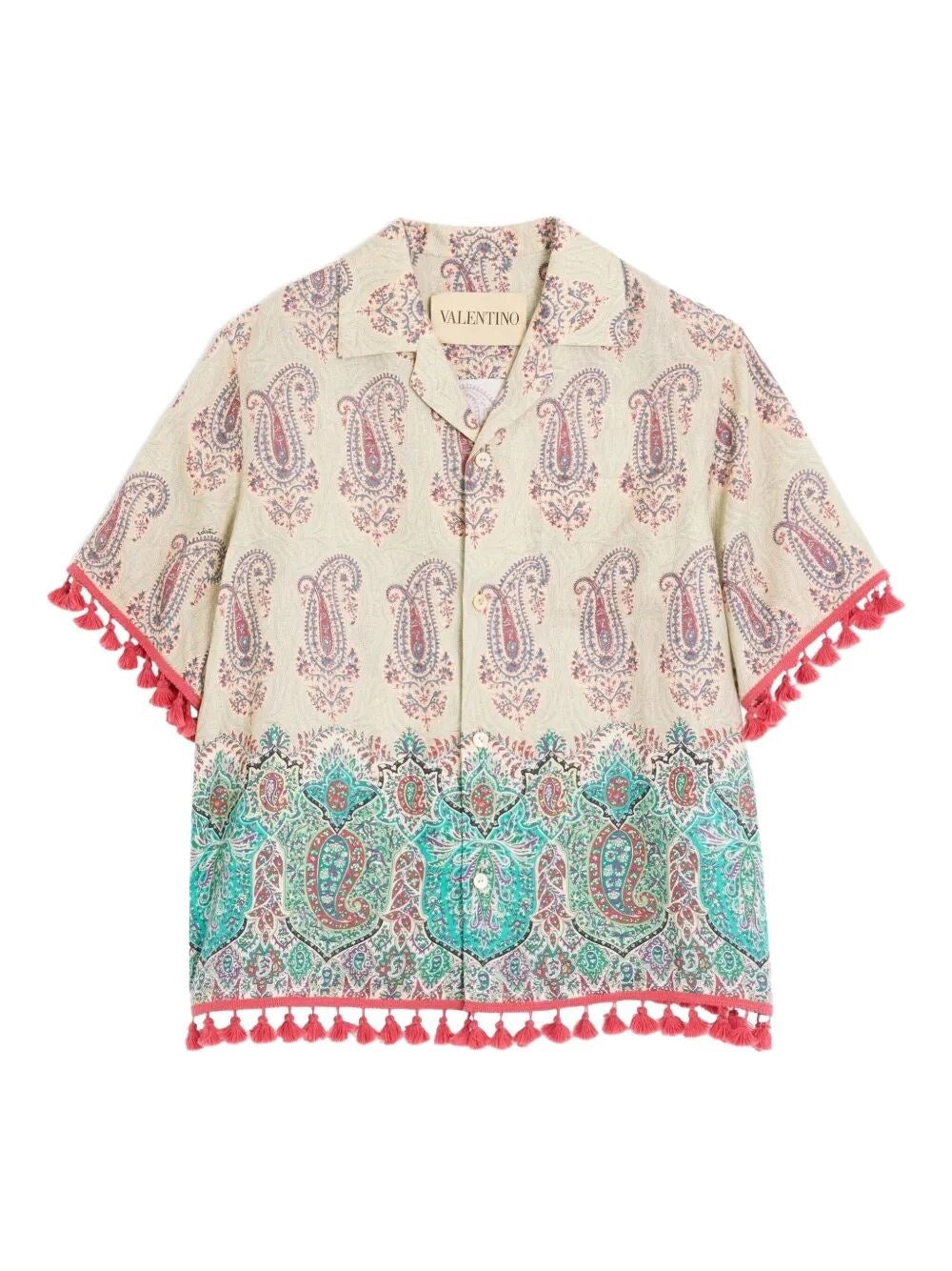 Valentino Garavani Men `Voyage Imaginaire` Bowling Shirt VALENTINO GARAVANI