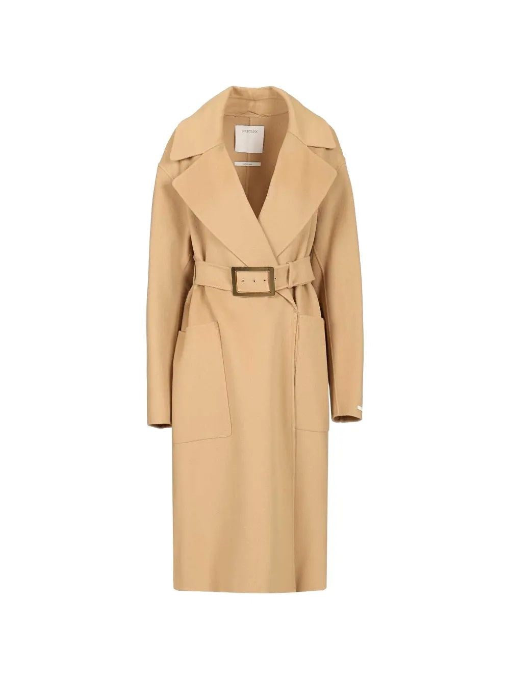 Sportmax Women Pure Wool Dressing Gown Coat SPORTMAX