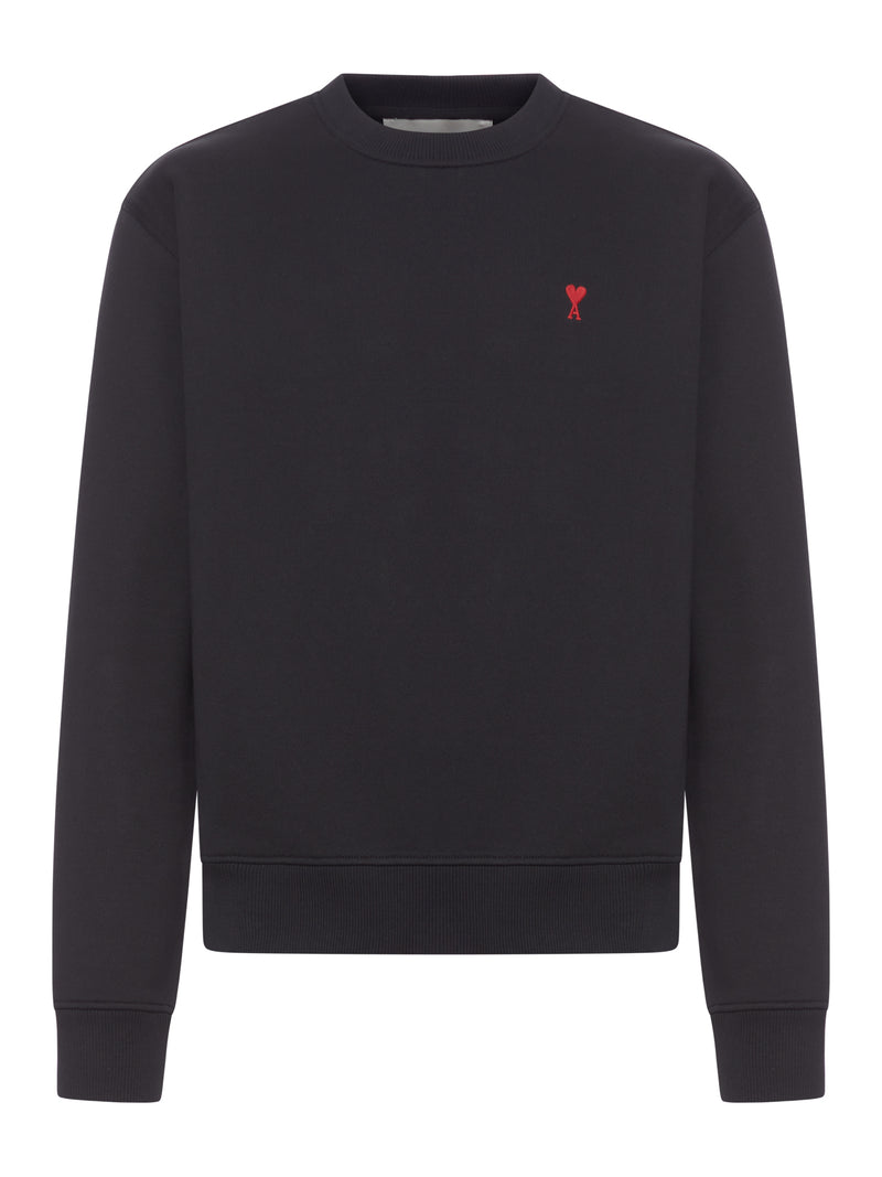 Ami Paris Men Crew Neck Sweatshirt Ami De Coeur AMI PARIS