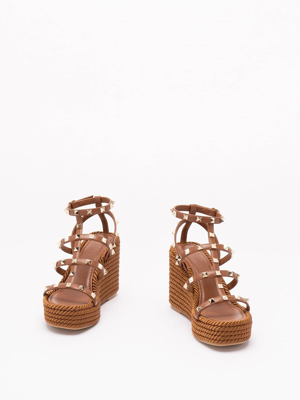 Valentino Garavani Women `Rockstud Torchon` Wedge Espadrillas VALENTINO GARAVANI