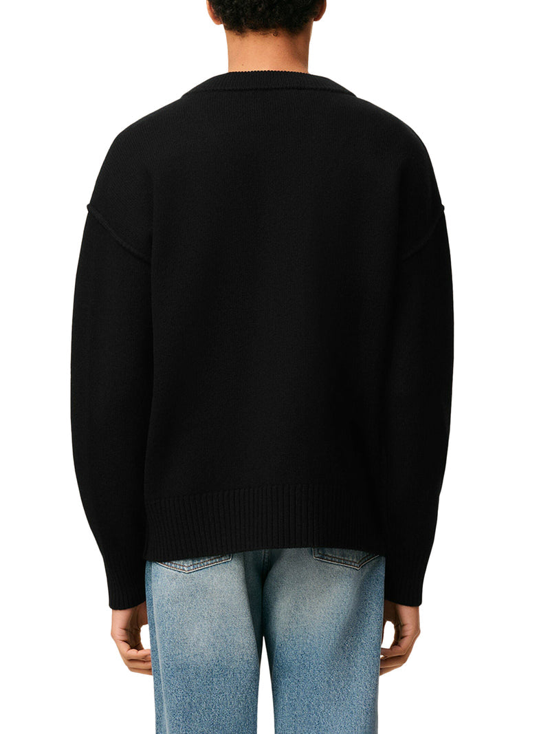 Ami Paris Men Ami De Coeur Wool Cardigan AMI PARIS