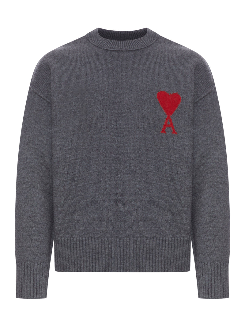 Ami Paris Men Ami De Coeur Wool Sweater AMI PARIS